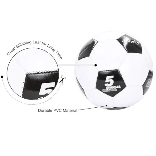 Aoneky Soccer Ball with Pump - 6