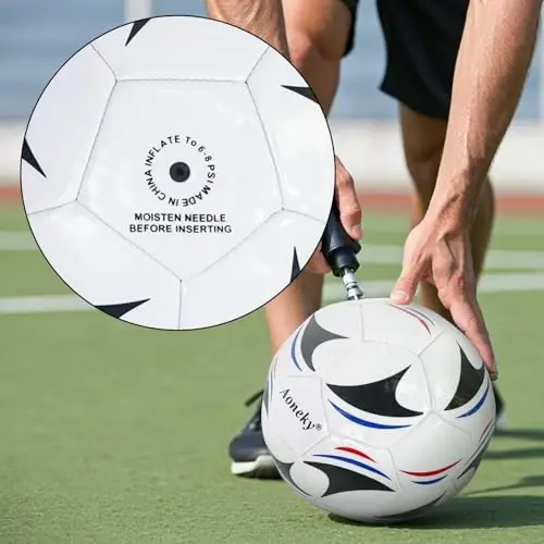 Aoneky Soccer Ball with Pump - 5