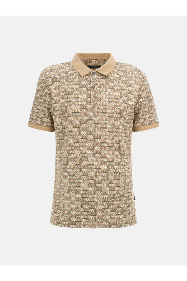 Aop Erkek Slim Fit Polo T-Shirt - 10