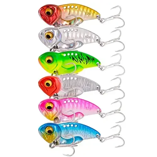Aorace Fishing Lures Kit Mixed Including Minnow Popper Crank Baits with Hooks for Saltwater Freshwater Trout Bass Salmon Fishing - 4