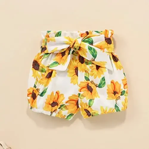 Aoswep Baby Girl Clothes Infant Newborn Girl Outfits Summer Clothes Romper Short - 5