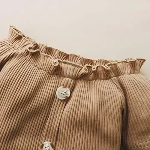 Aoswep Baby Girl Clothes Infant Newborn Girl Outfits Summer Clothes Romper Short - 4