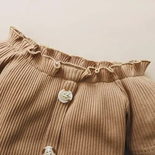 Aoswep Baby Girl Clothes Infant Newborn Girl Outfits Summer Clothes Romper Short - 4