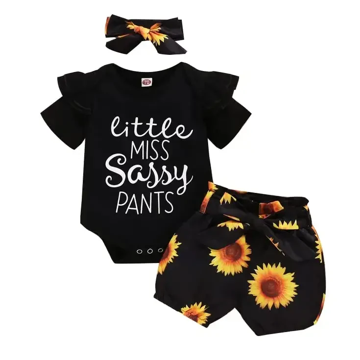 Aoswep Baby Girl Clothes Infant Newborn Girl Outfits Summer Clothes Romper Short - Modazone