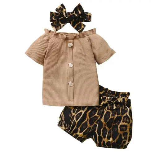Aoswep Baby Girl Clothes Infant Newborn Girl Outfits Summer Clothes Romper Short 