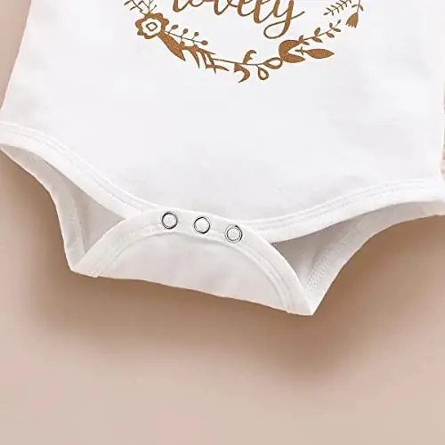 Aoswep Bebek Kız Giysileri Yenidoğan Bebek Kız Kıyafetleri Yazlık Giysiler Tulum Şort - 6
