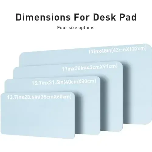 Aothia Leather Desk Pad Protector, Mouse Pad, Office Desk Mat, Non-Slip PU Leather Desk Blotter, Laptop Desk Pad, Waterproof Desk Writing Pad for Office and Home (23.6