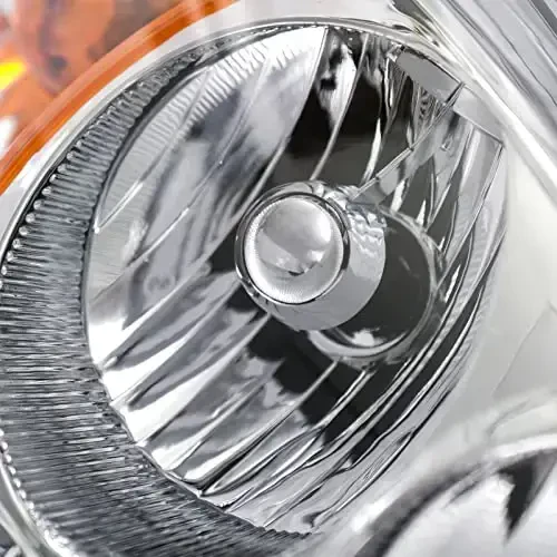 A&P For 2004-2007 Chevy Malibu, 08 Chevy Malibu Classic Headlights Headlamp Assembly Replacement Driver and Passenger Side, Chrome - 3