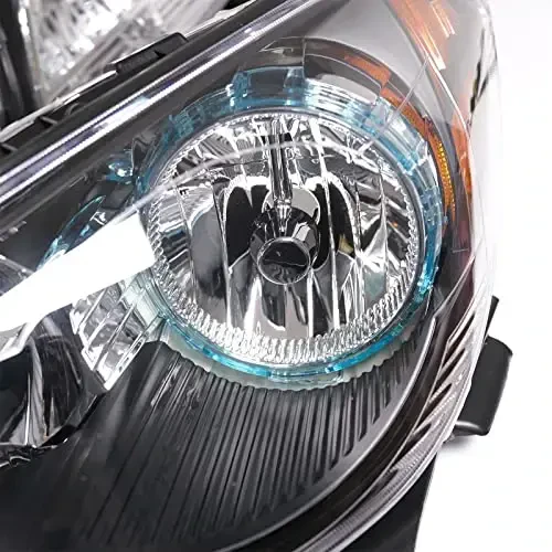 A&P For 2008 2009 2010 2011 2012 Chevy Malibu Headlight Chrome Housing Amber Signal Lamps Driver and Passenger Side - 5