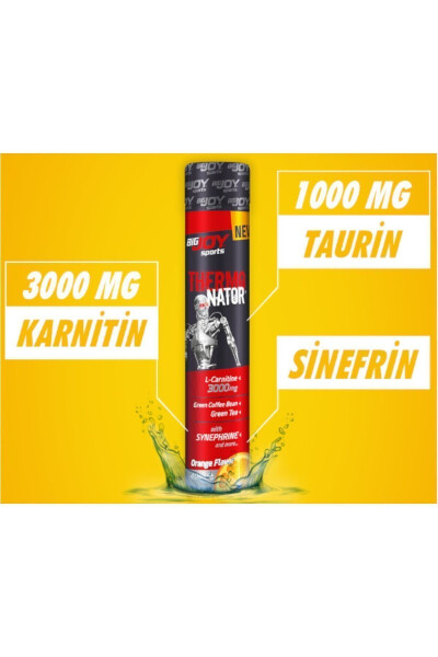 Apelsin ta'mli Thermo Nator L-Karnitin 20 ampula L-karnitin 3000 Mg - 3