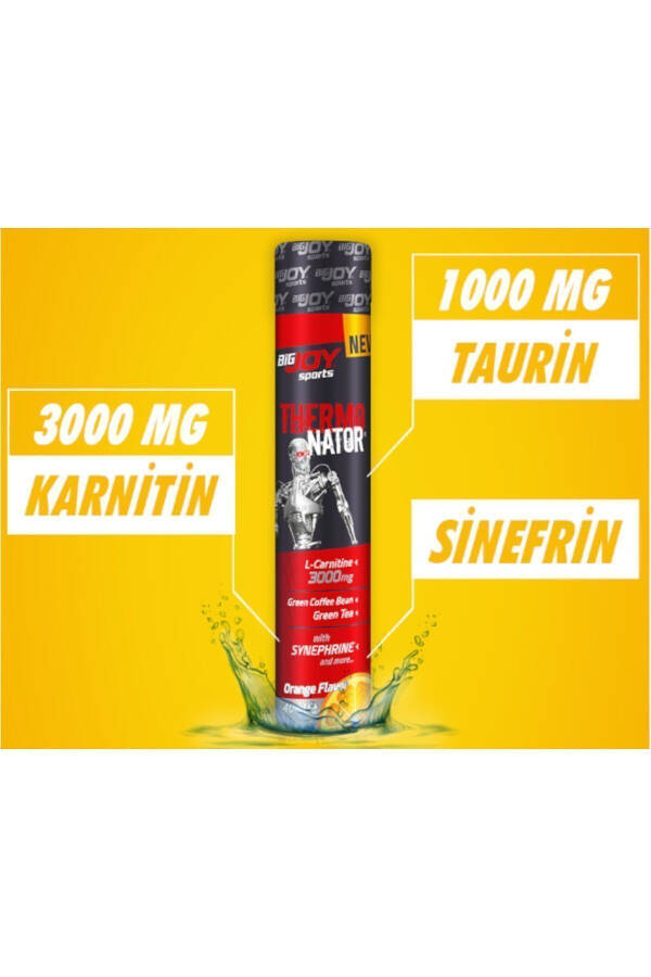 Apelsin ta'mli Thermo Nator L-Karnitin 20 ampula L-karnitin 3000 Mg - 3