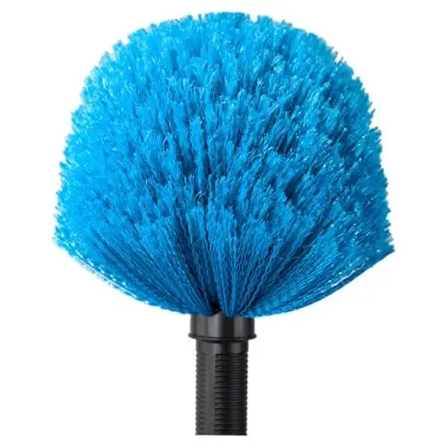 APMOLAR Screw on Cobweb Duster Brush Head (Pole Not Included) (4) 