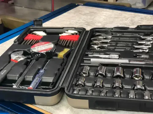 101 Piece Mechanic Tool Set for Vehicle and Home Maintenance, Roadside Emergencies. SAE and Metric Tool Set for Car, Boat, RV, Bikes - DT0006 - 6