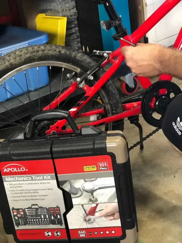 101 Piece Mechanic Tool Set for Vehicle and Home Maintenance, Roadside Emergencies. SAE and Metric Tool Set for Car, Boat, RV, Bikes - DT0006 - 7