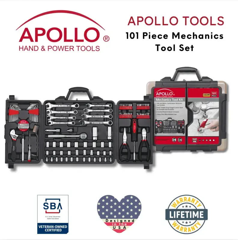 Apollo Tools DT0006 101-Piece Mechanics Tool Set - 2