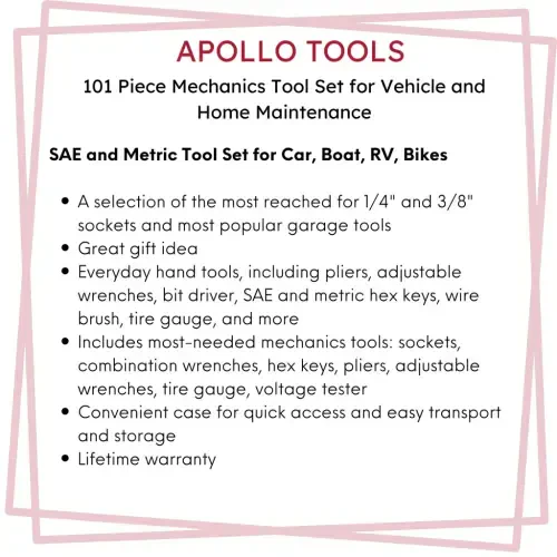 Apollo Tools DT0006 101-Piece Mechanics Tool Set - 5