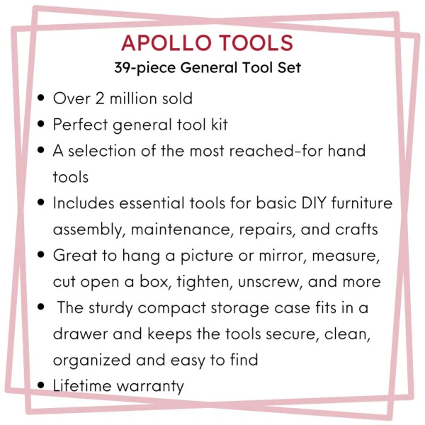 Apollo Tools DT9706 39 Parcha Qo'l Asboblari To'plami - 7