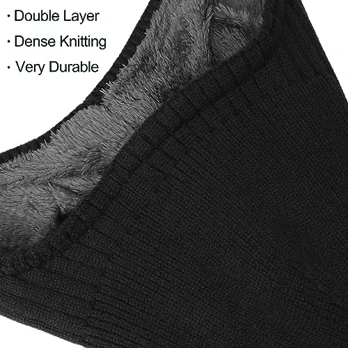 Apoway 4 Pack Qishki Issiq Quloqli Shlyapa Qalin Fleece Astarlı Bini Quloq Qopqog'i Erkaklar Ayollar uchun Cho'ziluvchan Soat Bosh Suyagi Qalpog'i - 3