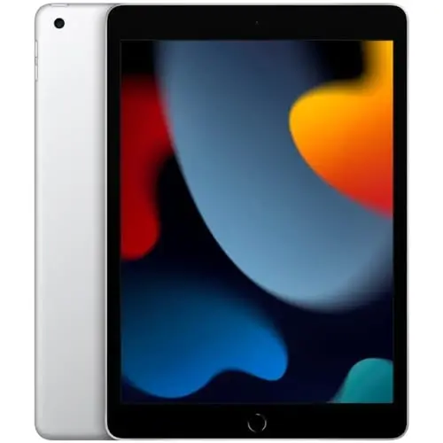 Apple 2021 iPad, 10.2-inch, Wi-Fi + Cellular, 256GB - Silver (Renewed) - 1