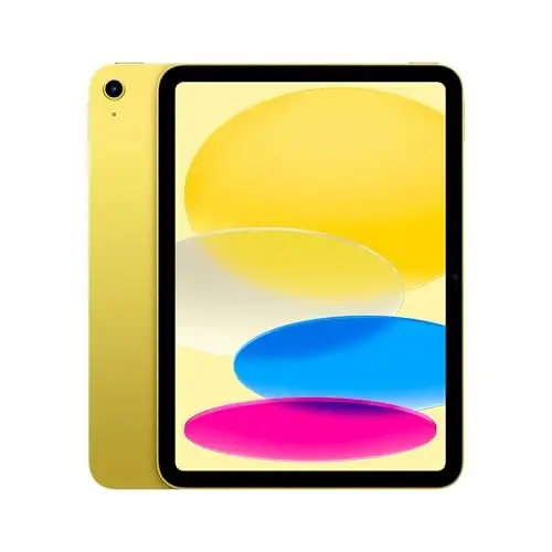 Apple 2022 iPad 10.9-inch, Wi-Fi, 64GB - Yellow (Renewed) - 1