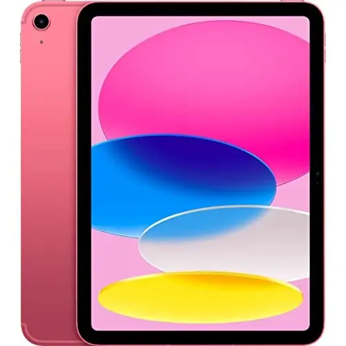 Apple 2022 iPad (10.9-inch, Wi-Fi + Cellular, 256GB) - Pink (Renewed) - 1