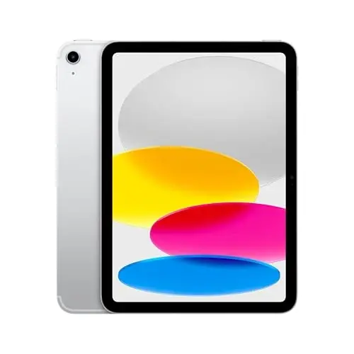 Apple 2022 iPad, 10.9-inch, Wi-Fi + Cellular, 256GB - Silver (Renewed) - 1