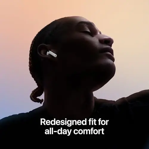 Apple AirPods 4 Wireless Earbuds, Bluetooth Headphones, with Active Noise Cancellation, Adaptive Audio, Transparency Mode, Personalized Spatial Audio, USB-C Charging Case with AppleCare+ (2 Years) - 4
