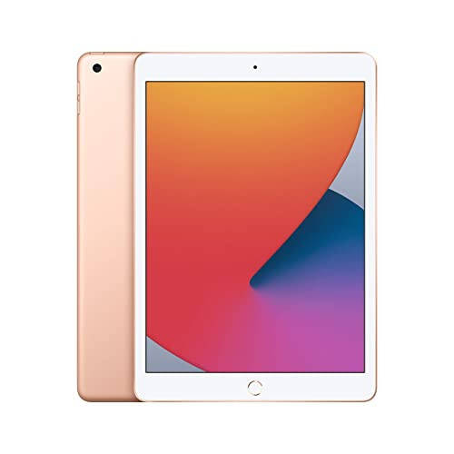 Apple iPad (10,2 дюйма, Wi-Fi, 32 ГБ) - Золотой (Новейшая модель, 8-е поколение) (Восстановленный) - 2