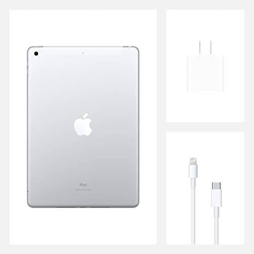 Apple iPad (10.2 dyuym, Wi-Fi, 32GB) - Kumush (Eng so'nggi model, 8-avlod) (Qayta tiklangan) - 14