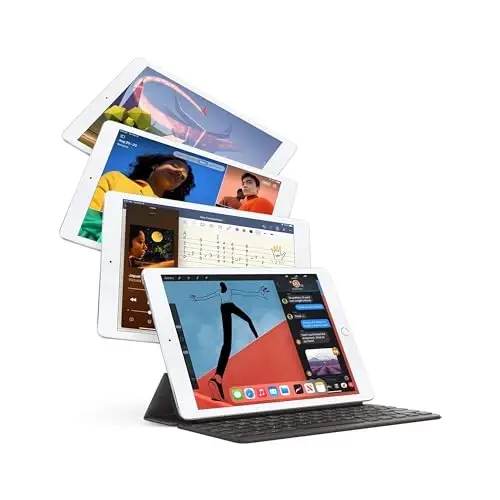 Apple iPad (10.2-inch, Wi-Fi + Cellular, 32GB) - Gold (Latest Model, 8th Generation) (Renewed) - 5