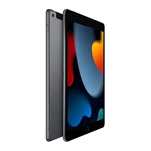 Apple iPad 2021 9th Gen (10.2 inch, Wi-Fi + Cellular, 64GB) Space Gray (Renewed) - 2