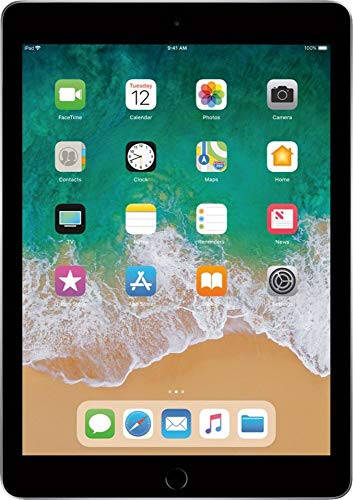 Apple iPad (5th Generation) Wi-Fi, 128GB - Space Gray (Renewed) - 1