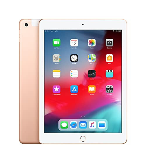 Apple iPad 9,7 дюйма (6-е поколение, 128 ГБ, Wi-Fi + 4G LTE, золотой) (восстановленный) - 4