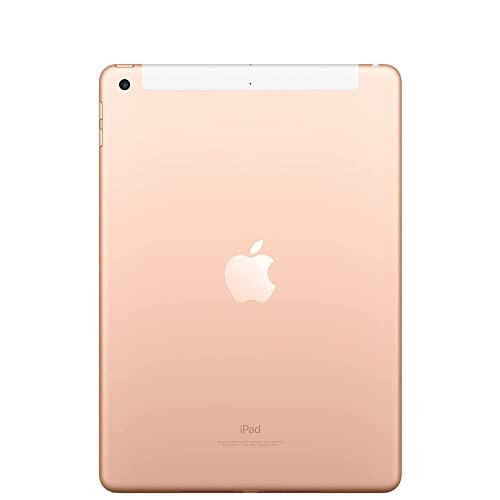 Apple iPad 9,7 дюйма (6-е поколение, 128 ГБ, Wi-Fi + 4G LTE, золотой) (восстановленный) - 9