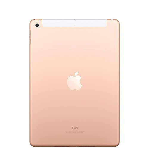 Apple iPad 9,7 дюйма (6-е поколение, 128 ГБ, Wi-Fi + 4G LTE, золотой) (восстановленный) - 9