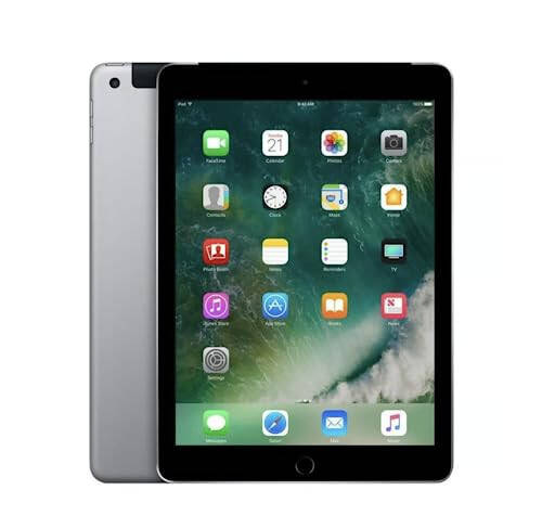 Apple iPad 9.7 dyuym 6-avlod Wi-Fi + Cellular (32GB, Kosmik kulrang) (Yangilangan) - 5