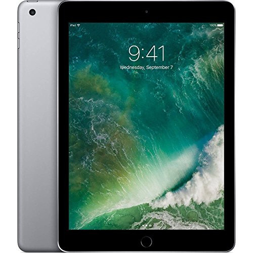 Apple iPad 9.7 with WiFi, 128GB - Space Gray (2017 Model) - (Renewed) - 2