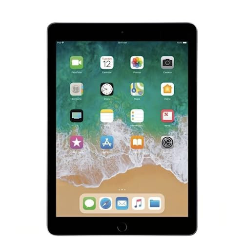 Apple iPad 9.7in 6th Generation WiFi + Cellular (32GB, Space Gray) (Renewed) - 6