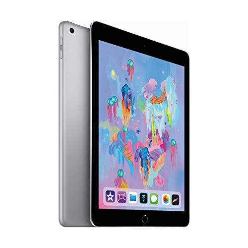 Apple iPad 9.7in 6th Generation WiFi + Cellular (32GB, Space Gray) (Renewed) - 9