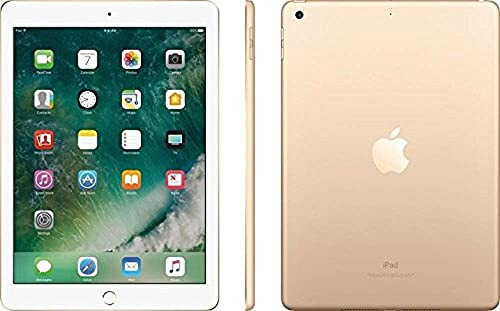 Apple iPad 9.7in with WiFi, 32GB 2017 Newest Model - Gold (Gold)(Renewed) - 7