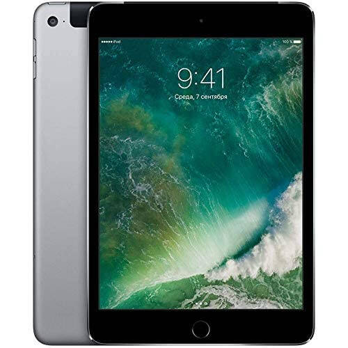 Apple iPad Mini 4, 128GB, Серый космос - Wi-Fi + сотовая связь (Обновленный) - 6