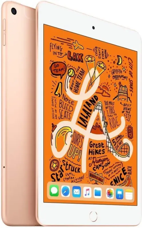 Apple iPad Mini 5th Generation (Wi-Fi + Cellular, 64GB) - Gold (Renewed) - 2