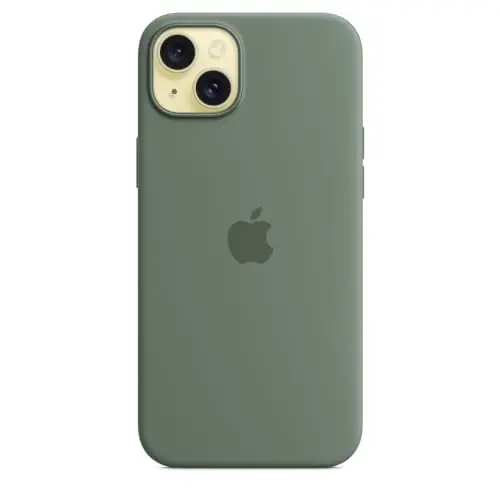 Apple iPhone 15 Plus Silicone Case with MagSafe - Cypress - MT183ZM/A - 2