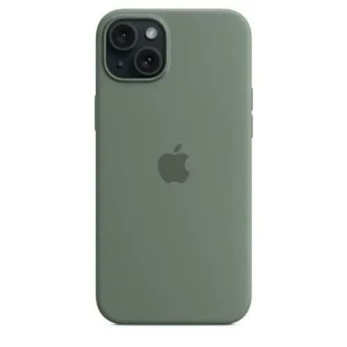 Apple iPhone 15 Plus Silicone Case with MagSafe - Cypress - MT183ZM/A - 4