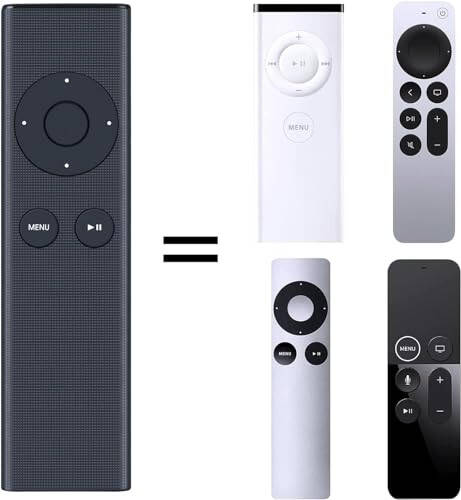 Apple TV 4K 1 2 3 A1427 A1469 A1378 A1294 MD199LL/A MC572LL/A MC377LL/A MM4T2AM/A MM4T2ZM/A TV MacBook iPhone uchun yangi almashtirilgan masofaviy boshqarish pulti - 1