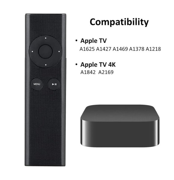 Apple TV 4K 1 2 3 A1427 A1469 A1378 A1294 MD199LL/A MC572LL/A MC377LL/A MM4T2AM/A MM4T2ZM/A TV MacBook iPhone uchun yangi almashtirilgan masofaviy boshqarish pulti - 2