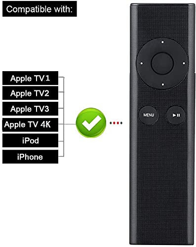 Apple TV 4K 1 2 3 A1427 A1469 A1378 A1294 MD199LL/A MC572LL/A MC377LL/A MM4T2AM/A MM4T2ZM/A TV MacBook iPhone uchun yangi almashtirilgan masofaviy boshqarish pulti - 4