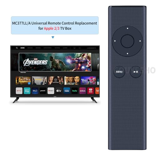 Apple TV 4K 1 2 3 için Yeni Yedek Uzaktan Kumanda, Apple TV A1294 A1469 A1427 A1378 MC377LL/A MM4T2AM/A MD199LL/A MC572LL/A MM4T2ZM/A ile Uyumlu, Evrensel iPhone MacBook Dock Müzik Sistemi - 12