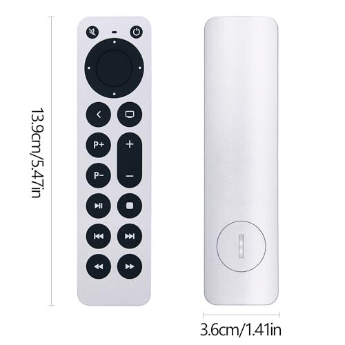 Apple TV 4K/ Gen 1 2 3 4/ HD A2169 A1842 A1625 A1427 A1469 A1378 A1218 uchun yangi universal almashtiriladigan Apple masofaviy boshqaruv pulti (TV boshqarish funktsiyasi bilan) - 7