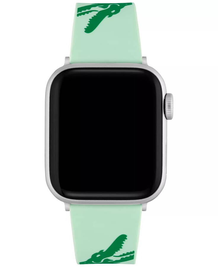 Apple Watch® 38 mm/40 mm uchun timsoh naqshli turkuaz rangli silikon tasma - 8